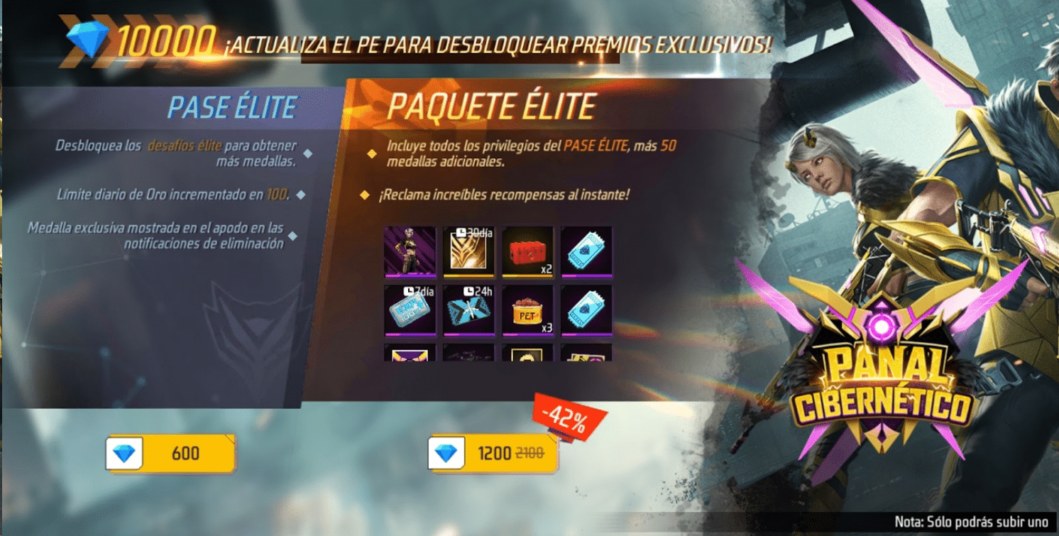 cuantos niveles tiene el pase elite de free fire desbloquea todos los secretos