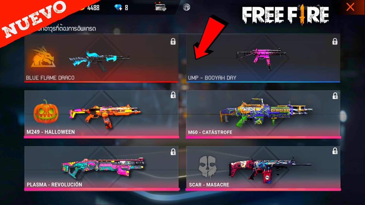 descubre las caracteristicas y ventajas de las armas evolutivas en free fire
