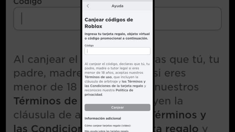 Cómo canjear códigos en Roblox